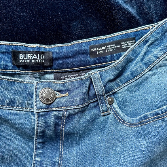 BUFFALO LADIES STRAIGHT LEG JEANS SIZE 6 NWT - Picture 5 of 6